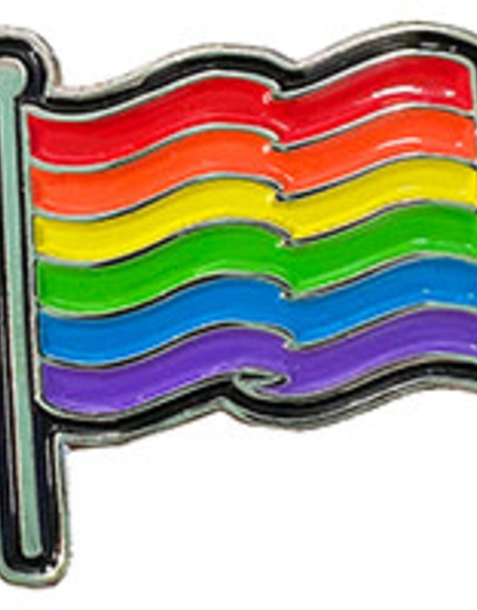 Advantage Emblem & Screen Prnt Rainbow Pride Flag Pin