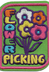 Advantage Emblem & Screen Prnt Flower Picking Fun Patch