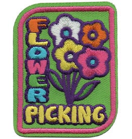 Advantage Emblem & Screen Prnt Flower Picking Fun Patch