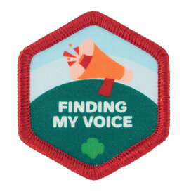 Cadette Mental Wellness Sew-On Patch - Finding My Voice