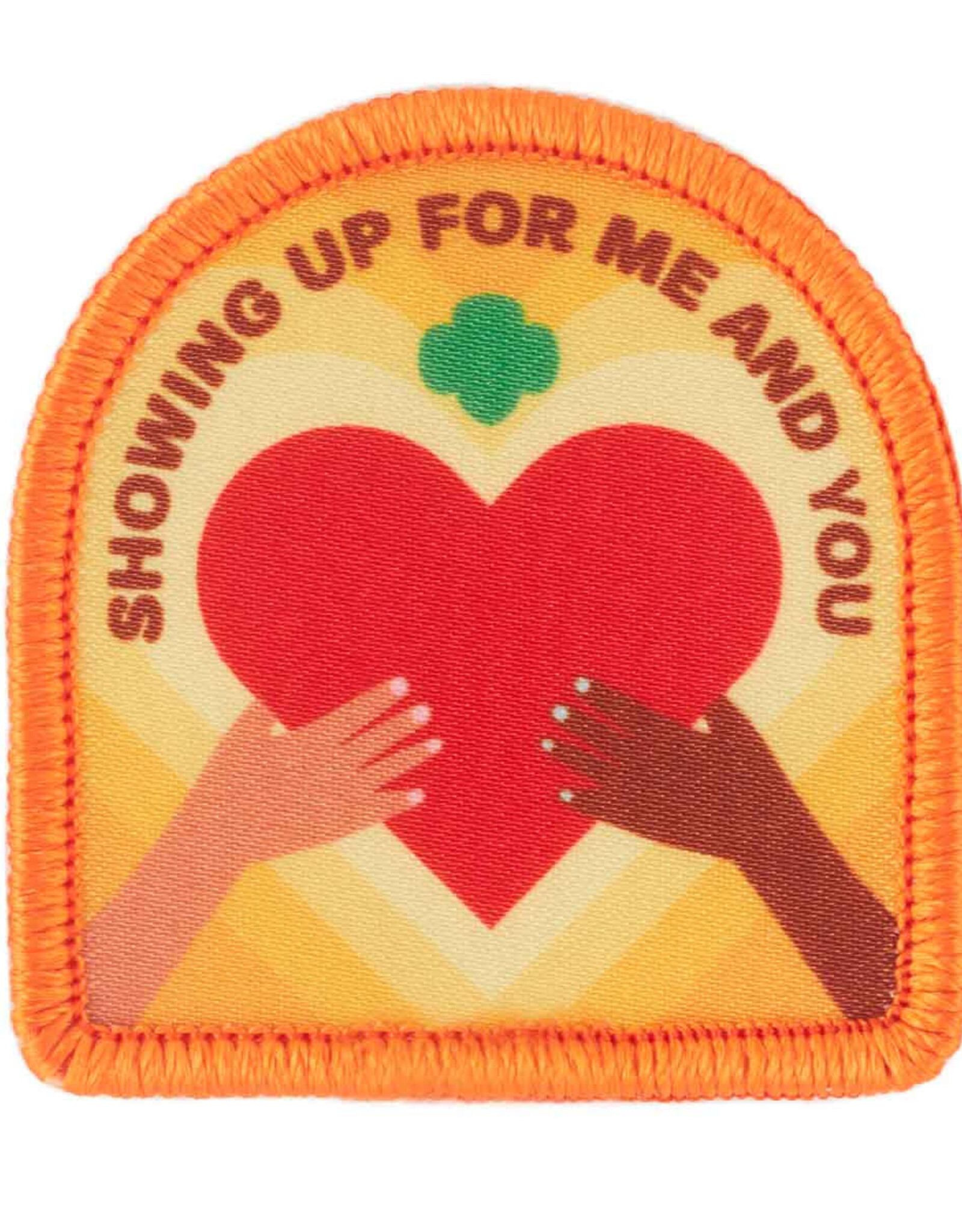 Sen / Amb Mental Wellness Sew-On Patch - Showing Up For Me and You