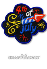 snappylogos 4th of July (Firework) Fun Patch (6465)