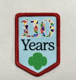 GIRL SCOUTS OF THE USA !Limited Edition 110 Years Anniversary Sew-On Patch