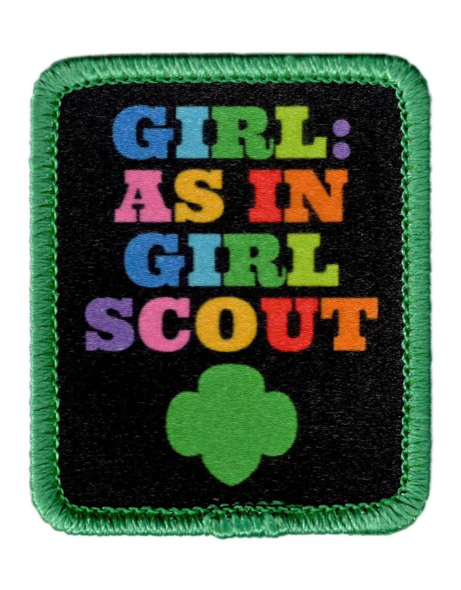 Girl As in Girl Scout Patch
