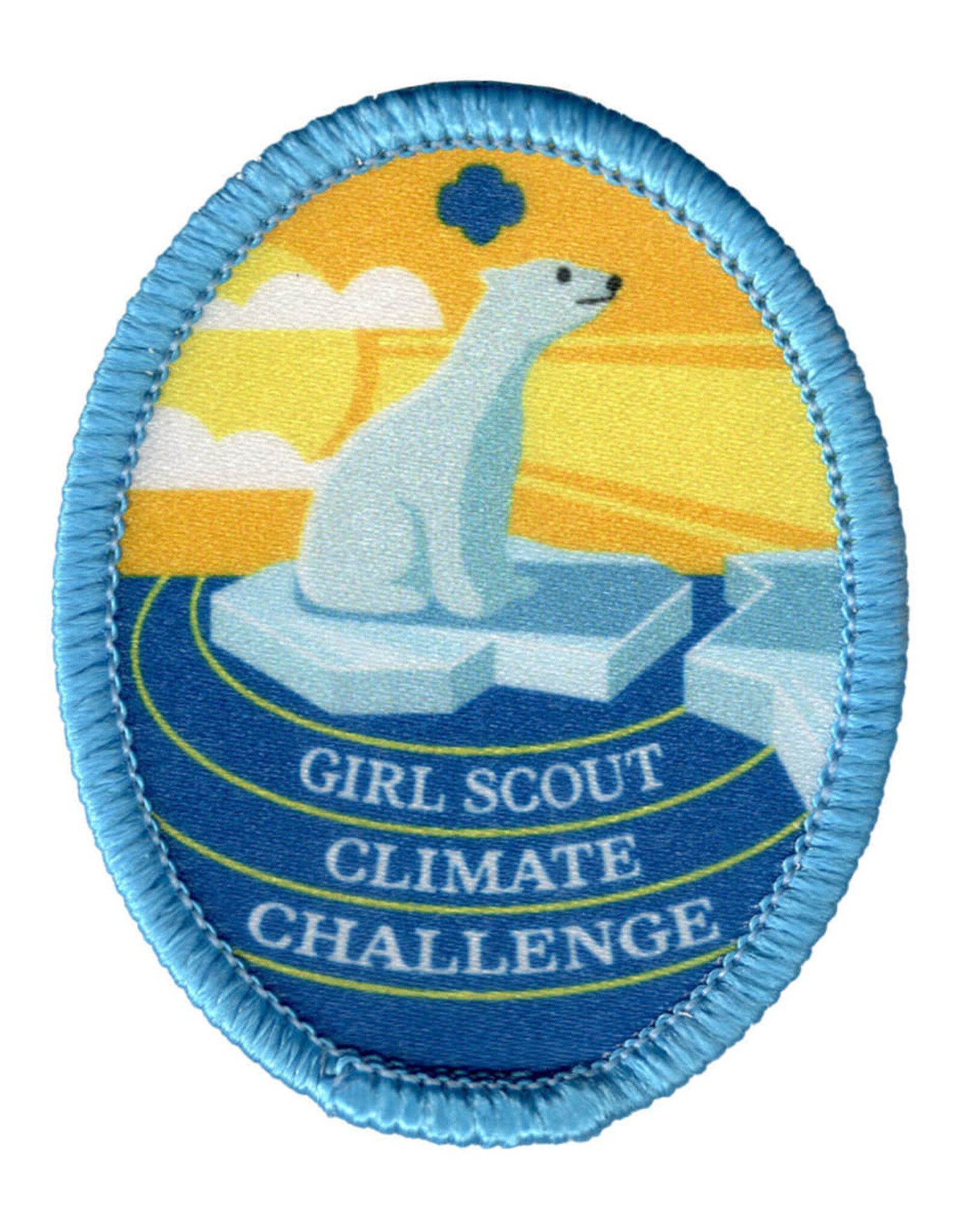 GIRL SCOUTS OF THE USA Girl Scout Climate Challenge Sew-On Patch