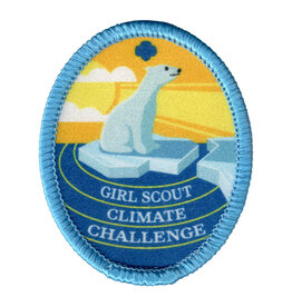 GIRL SCOUTS OF THE USA Girl Scout Climate Challenge Sew-On Patch