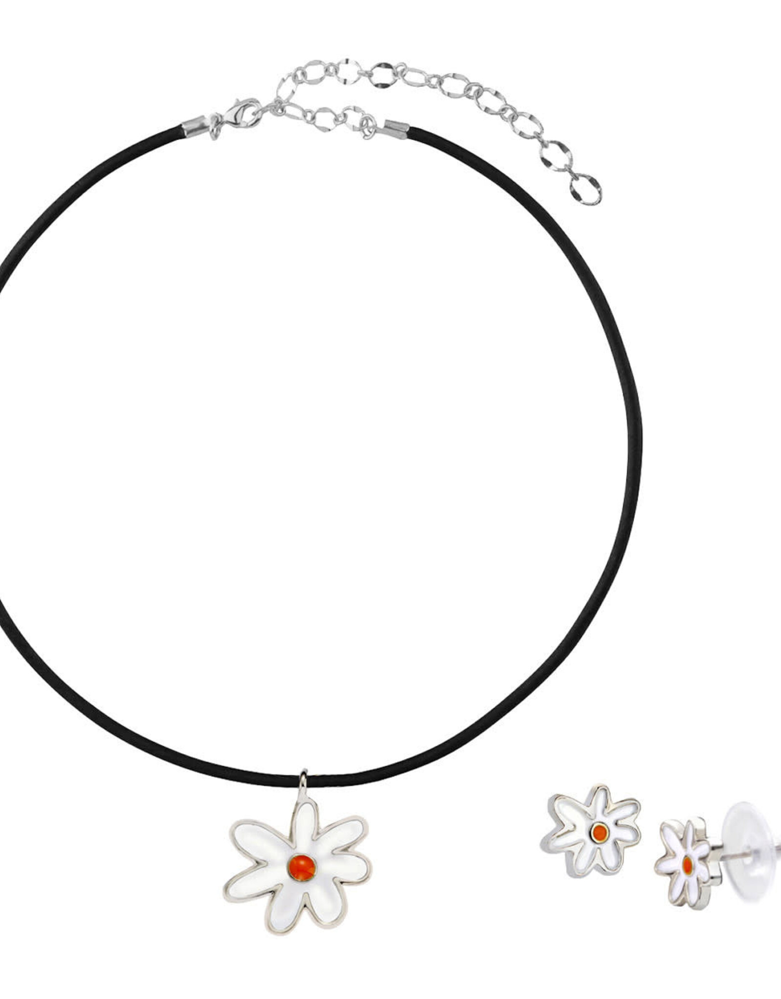 GIRL SCOUTS OF THE USA Daisy Earring and Necklace Set