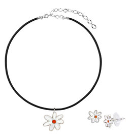 GIRL SCOUTS OF THE USA Daisy Earring and Necklace Set