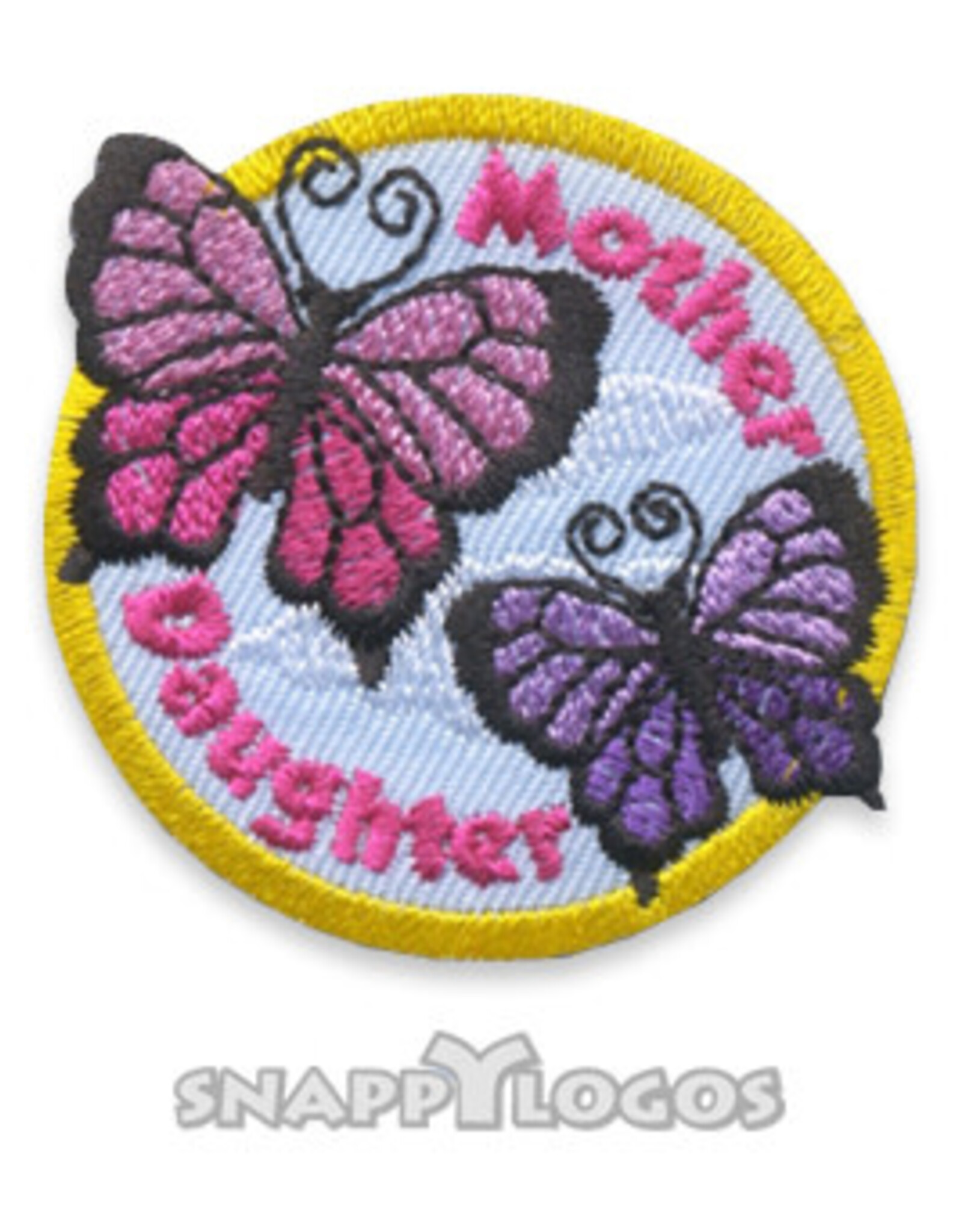 snappylogos Mother Daughter Butterfly Fun Patch (8495)