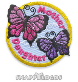 snappylogos Mother Daughter Butterfly Fun Patch (8495)