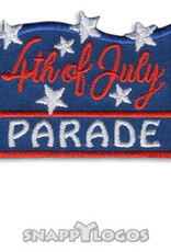 snappylogos 4th of July Parade (Stars) Fun Patch (7896)