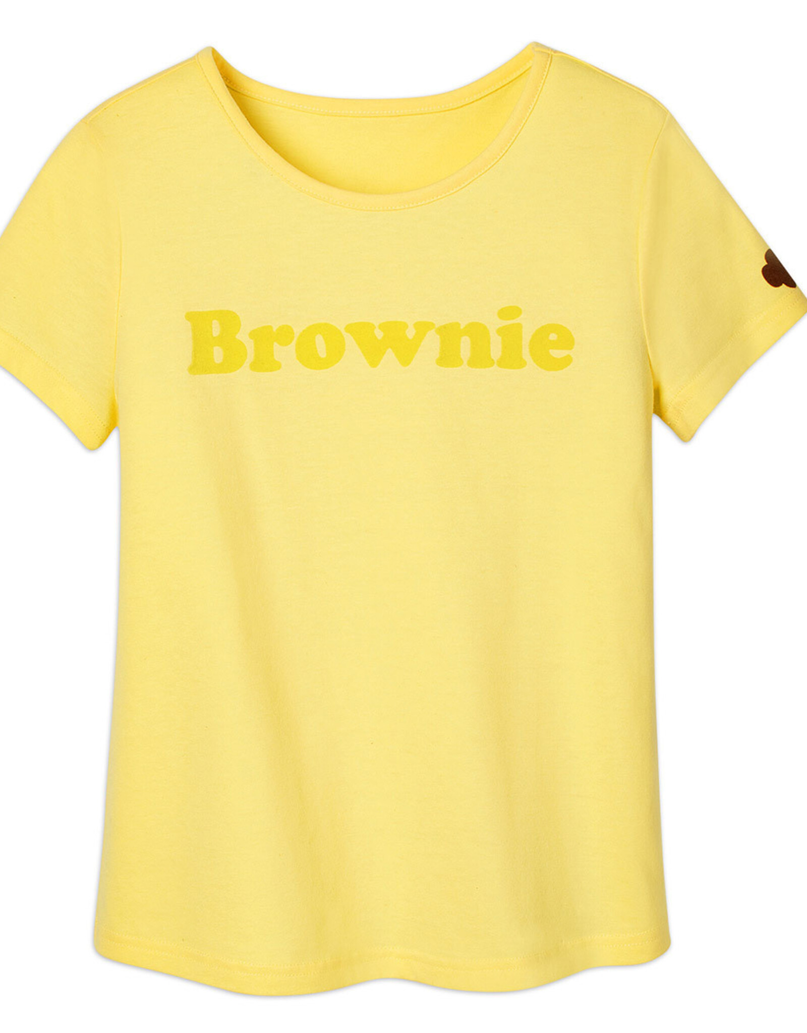 GIRL SCOUTS OF THE USA Brownie Flocked T-Shirt