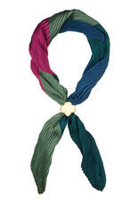 GIRL SCOUTS OF THE USA Official Pleated Color Block Scarf