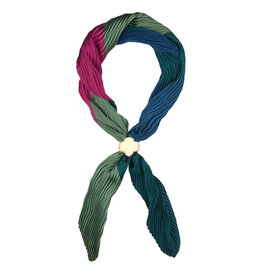 GIRL SCOUTS OF THE USA Official Pleated Color Block Scarf