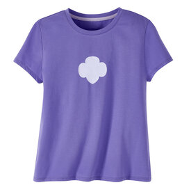 GSUSA Girls Purple Trefoil T-shirt