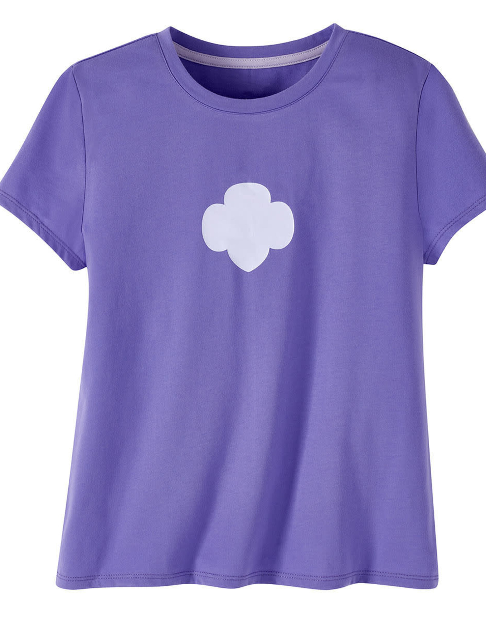 GSUSA Girls Purple Trefoil T-shirt