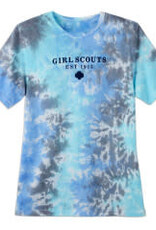GSUSA !Girl Scouts Tie Dye Est 1912 T-Shirt - 2XL