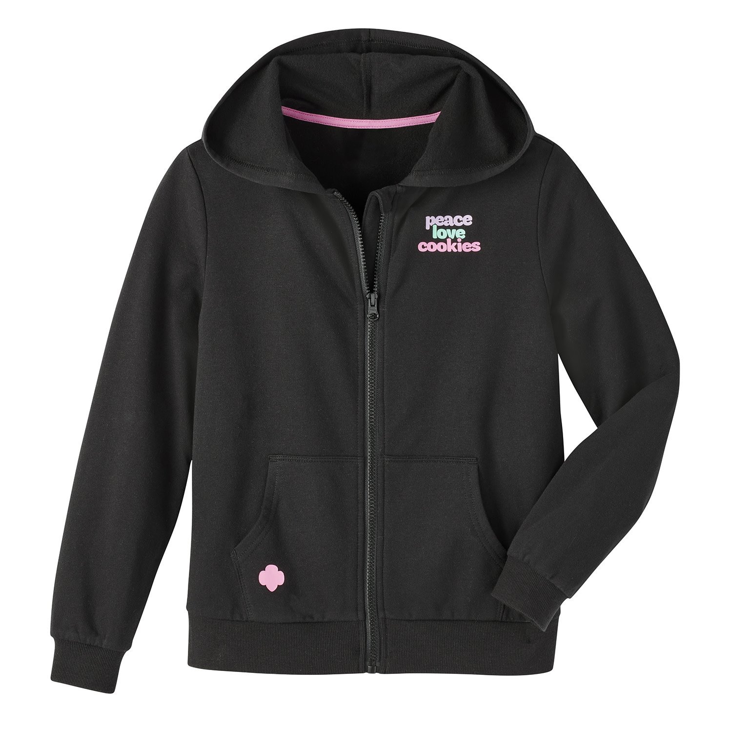 Magic Cookie ZipUp Hoodie Girl's Girl Scouts of Silver Sage