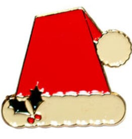 Advantage Emblem & Screen Prnt Santa Hat Pin