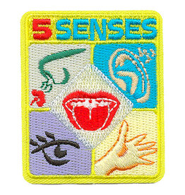 Advantage Emblem & Screen Prnt Five Senses Fun Patch