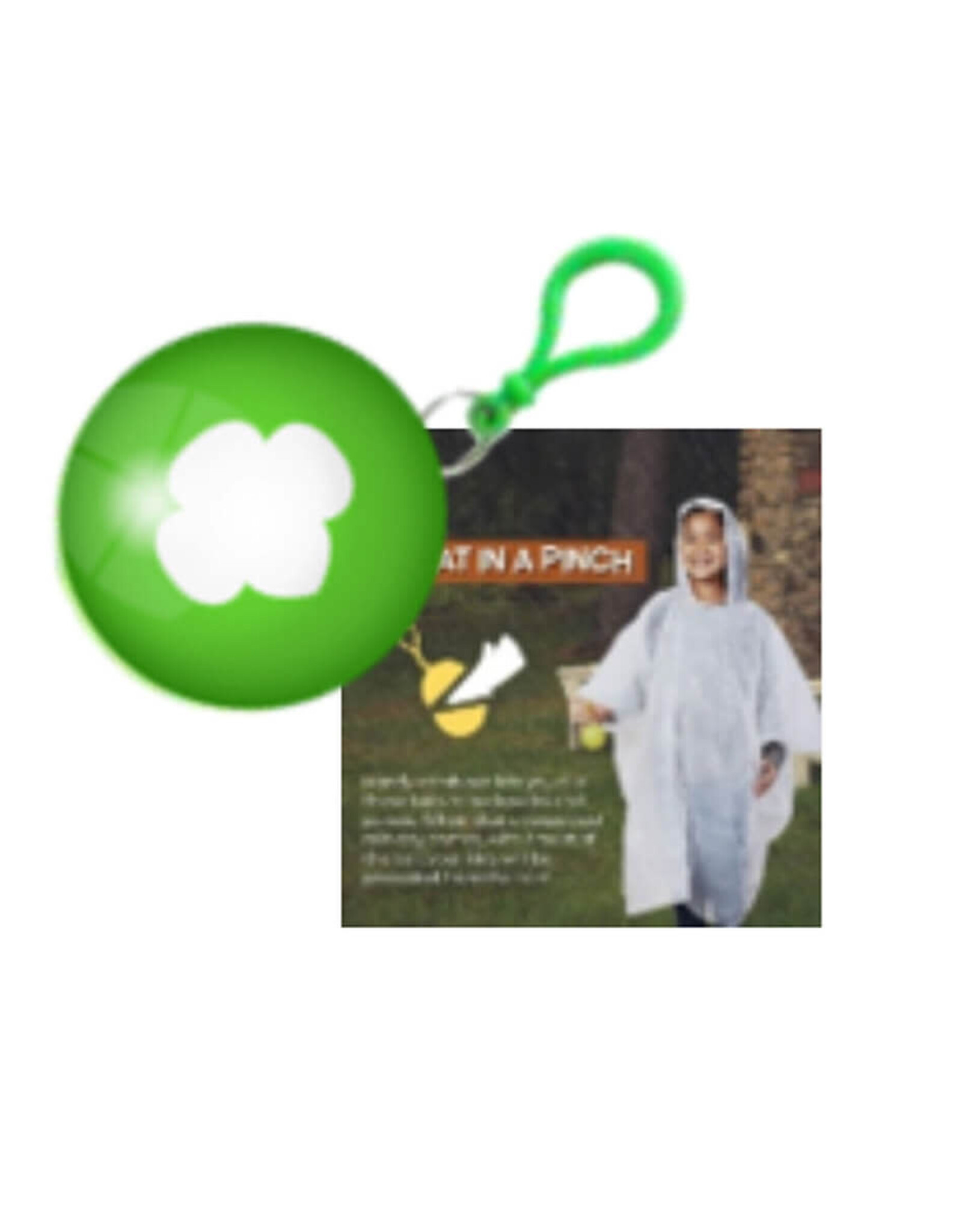 Trefoil Fun Finds Portable Rain Poncho