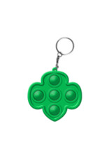 Trefoil Fun Finds Fidget Popper Keychain