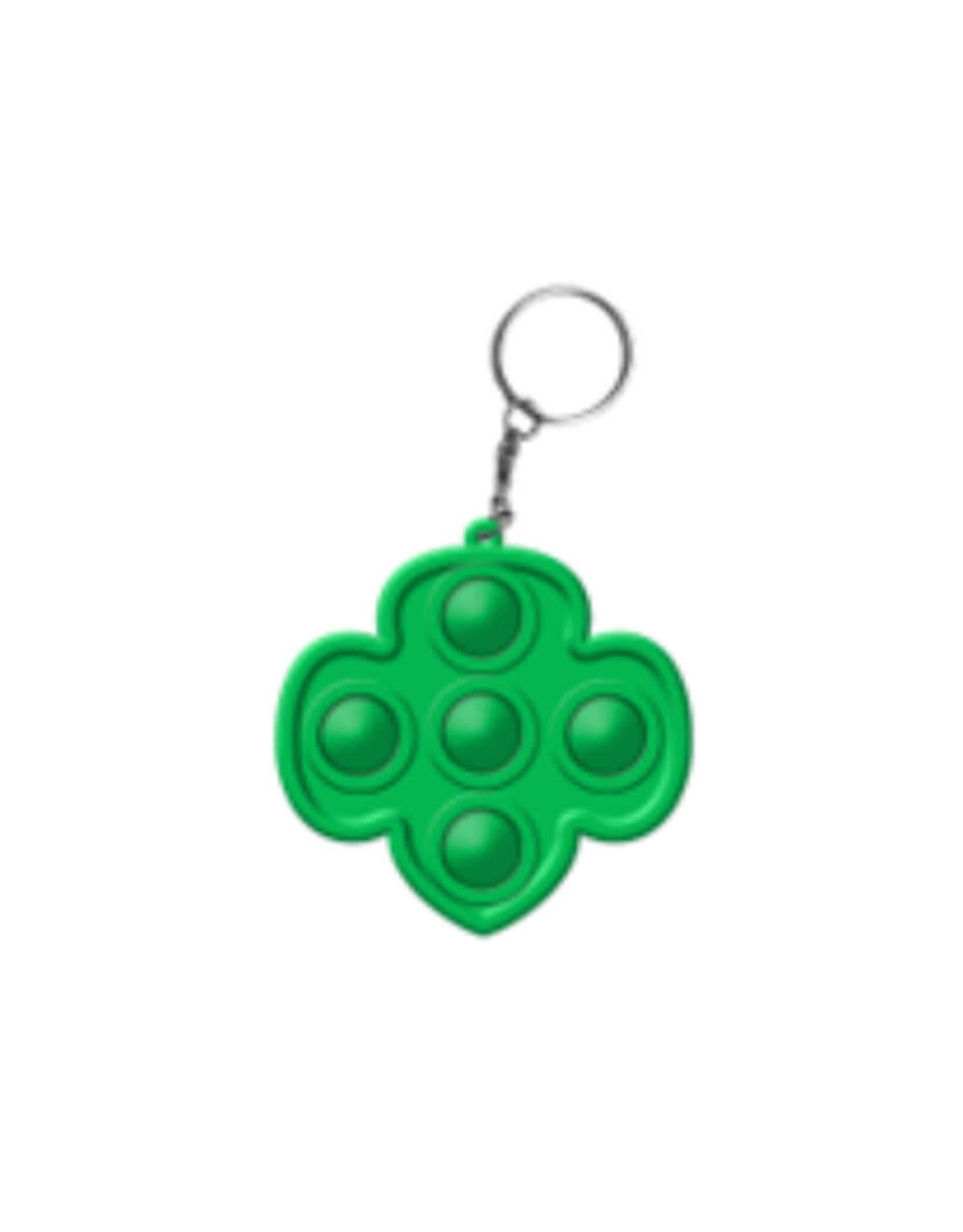 Trefoil Fun Finds Fidget Popper Keychain