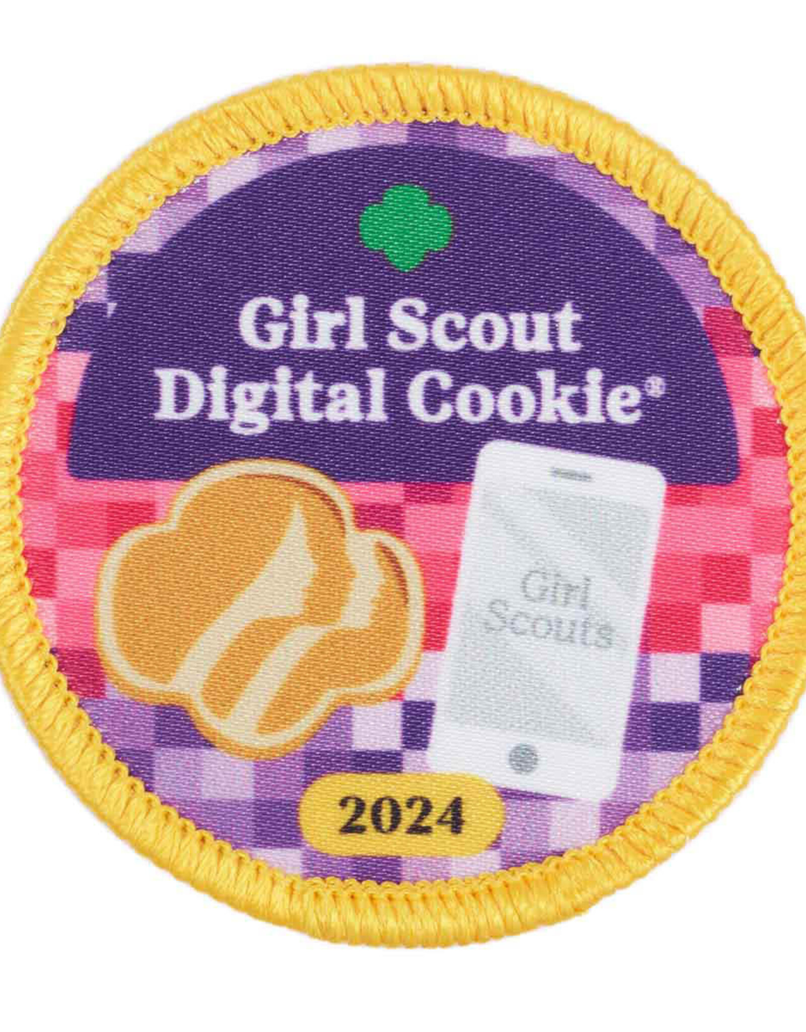 ! 2024 Girl Scout Digital Cookie Sew-On Patch [Retired]