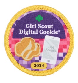 ! 2024 Girl Scout Digital Cookie Sew-On Patch [Retired]
