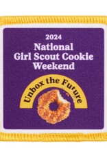 ! 2024 National Girl Scout Cookie Weekend Sew-On Patch [Retired]