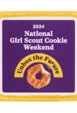 2024 National Girl Scout Cookie Weekend Sew-On Patch