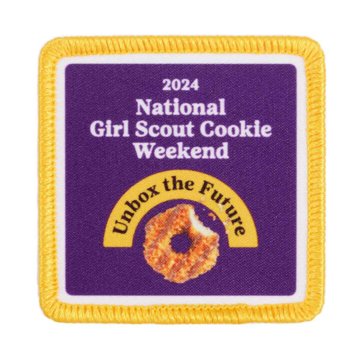2024 National Girl Scout Cookie Weekend SewOn Patch Girl Scouts of Silver Sage Council Online