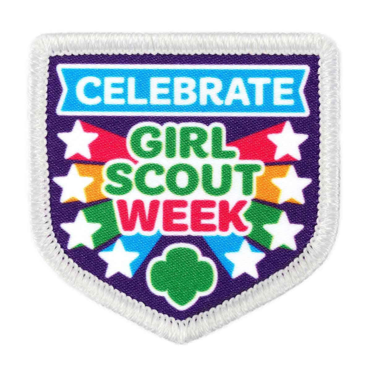 Celebrate Girl Scout Week IronOn Patch Girl Scouts of Silver Sage
