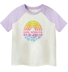 GSUSA Girls Crystalline Rainbow Oversized T-Shirt