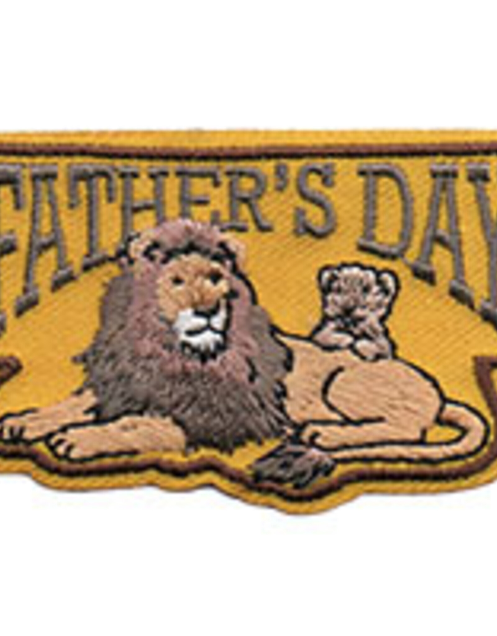 Father's Day Lion Fun Patch