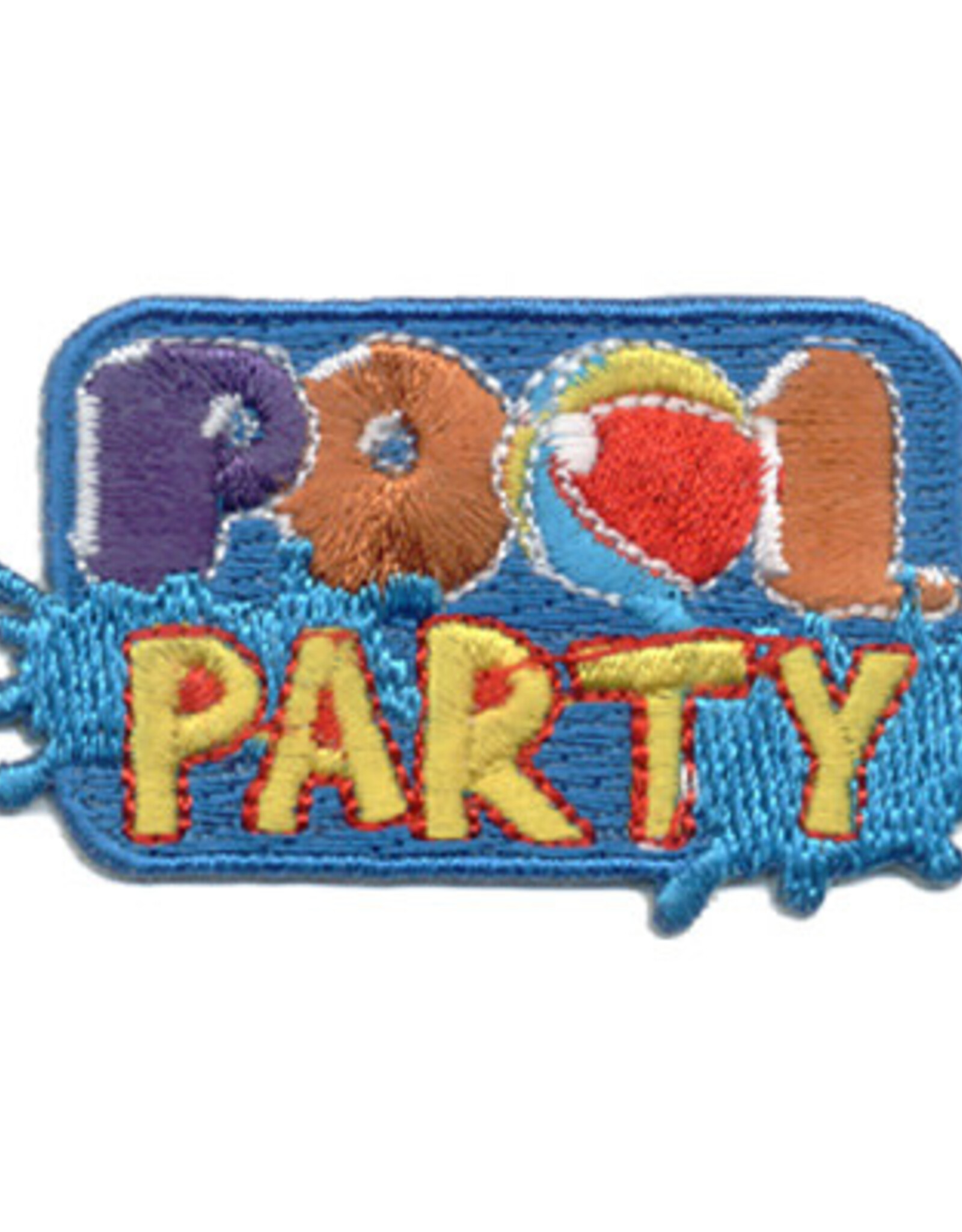 Advantage Emblem & Screen Prnt Pool Party Splash w/ Sun Fun Patch