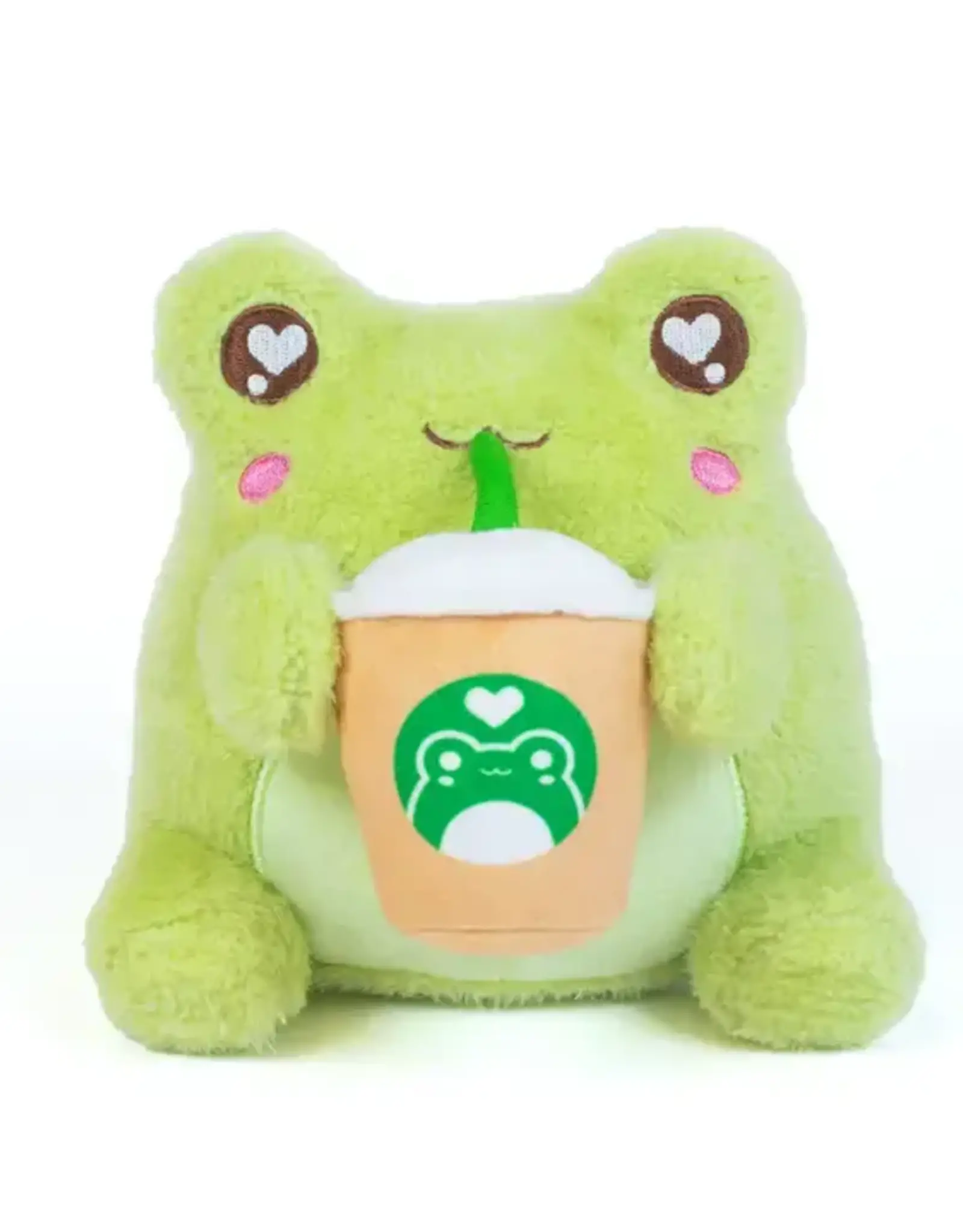 Coffee Sippin' Frog Plush (Coffee Scented)