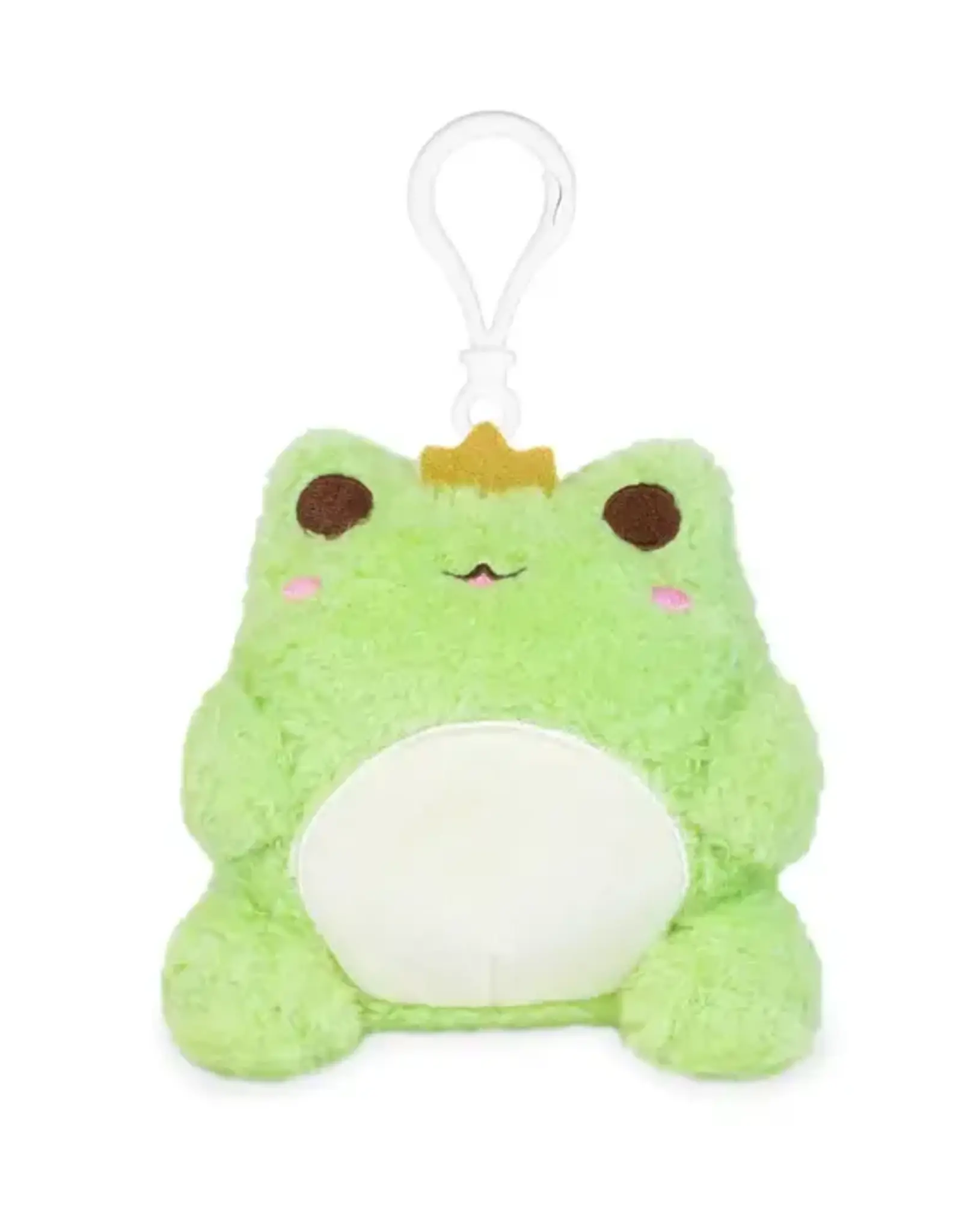 Frog Prince Plush Keychain