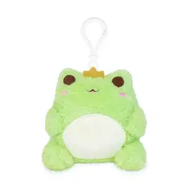 Frog Prince Plush Keychain