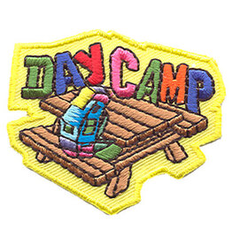 Advantage Emblem & Screen Prnt Day Camp w/Picnic Table Fun Patch