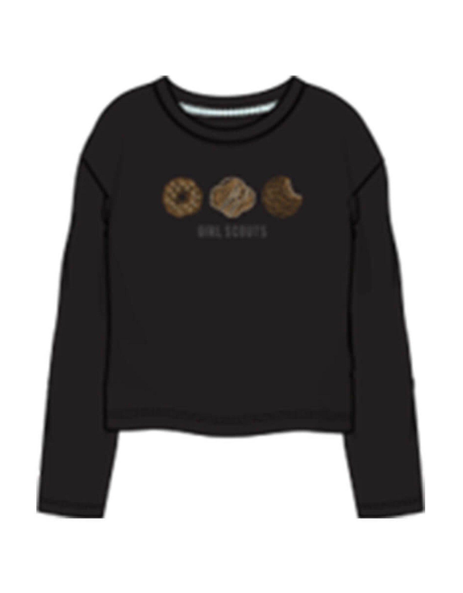 Rhinestone Cookie Long-Sleeve T-Shirt - WOMEN'S