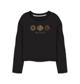 Rhinestone Cookie Long-Sleeve T-Shirt - WOMEN'S