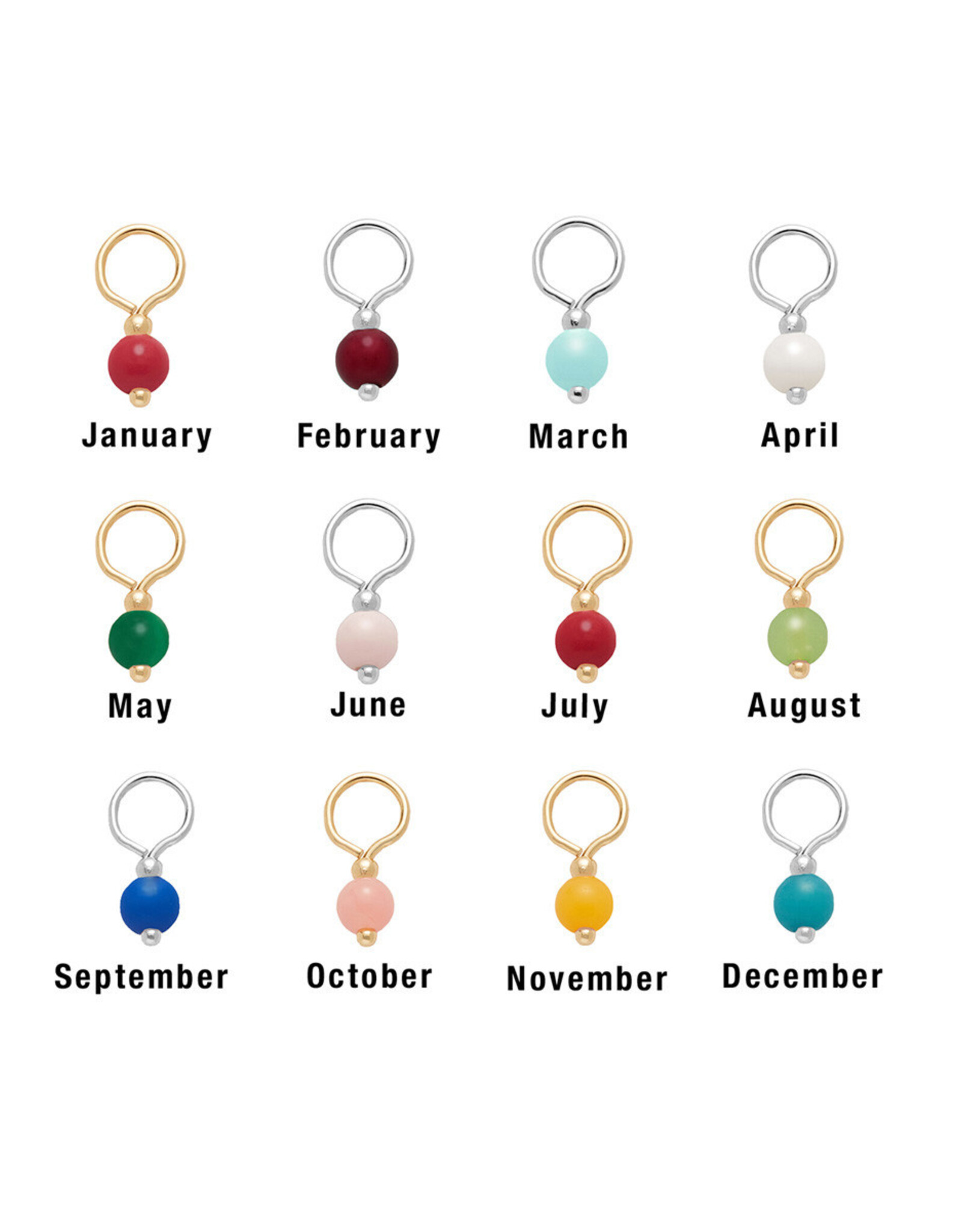 Girl Scout Charming Jewelry Collection - Birth Month