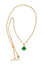 Charming Jewelry Girl Scout Goldtone Trefoil Necklace