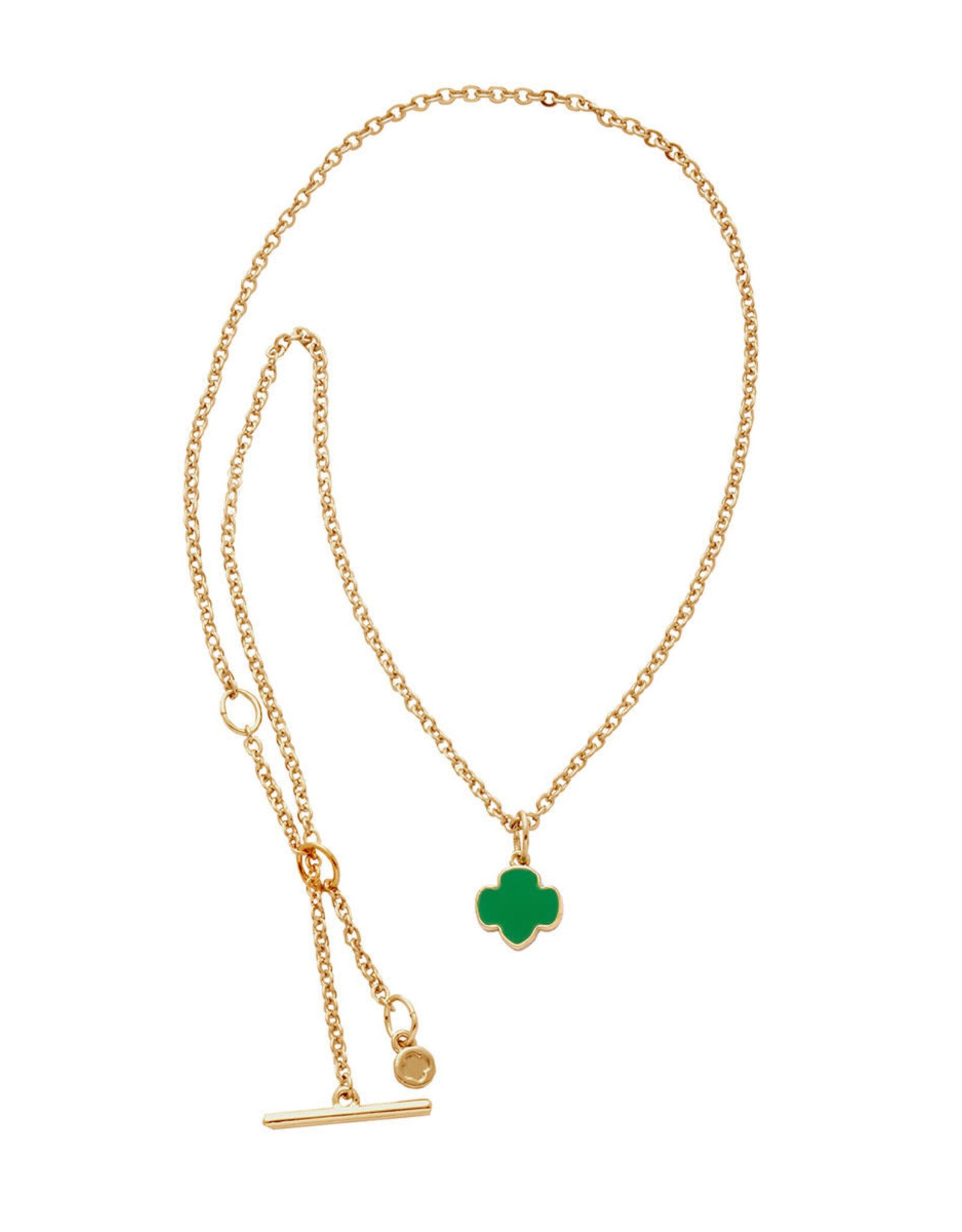 Charming Jewelry Girl Scout Goldtone Trefoil Necklace