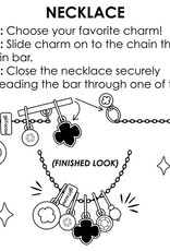 Girl Scout Charming Jewelry Goldtone Trefoil Necklace