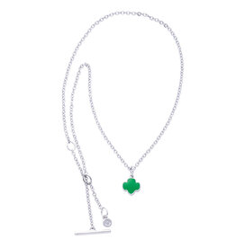 Charming Jewelry Girl Scout Charming Jewelry Silvertone Trefoil Necklace