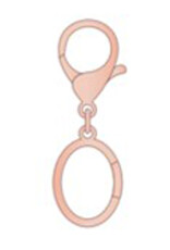 Charming Jewelry Girl Scout Rose Gold Link Chain