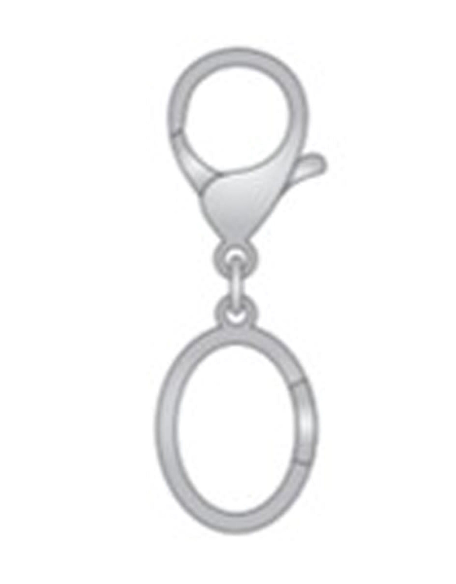 Charming Jewelry Girl Scout Charming Jewelry Collection Charm Clip - Silver