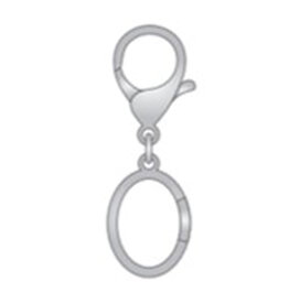 Charming Jewelry Girl Scout Charming Jewelry Collection Charm Clip - Silver